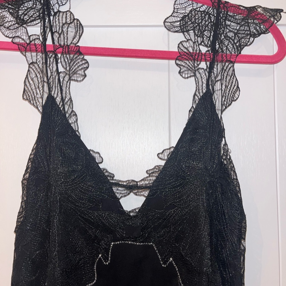 Zara Black Lace Chemise